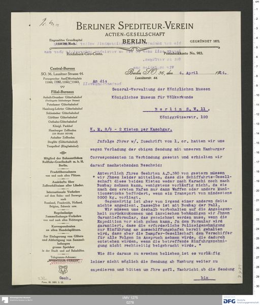 Acta XVI (Turfan) | (I/MV 1275 0278)