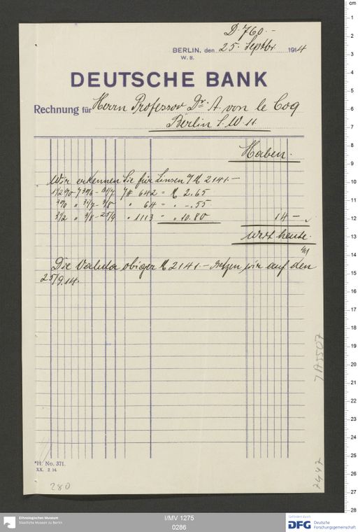 Acta XVI (Turfan) | (I/MV 1275 0286)