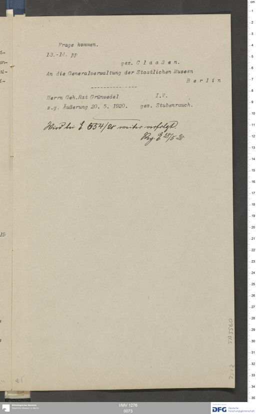 Acta XVII (Turfan) | (I/MV 1276 0073)