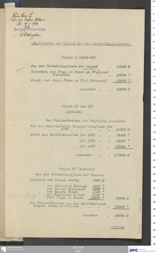 Acta XVII (Turfan) | (I/MV 1276 0075)