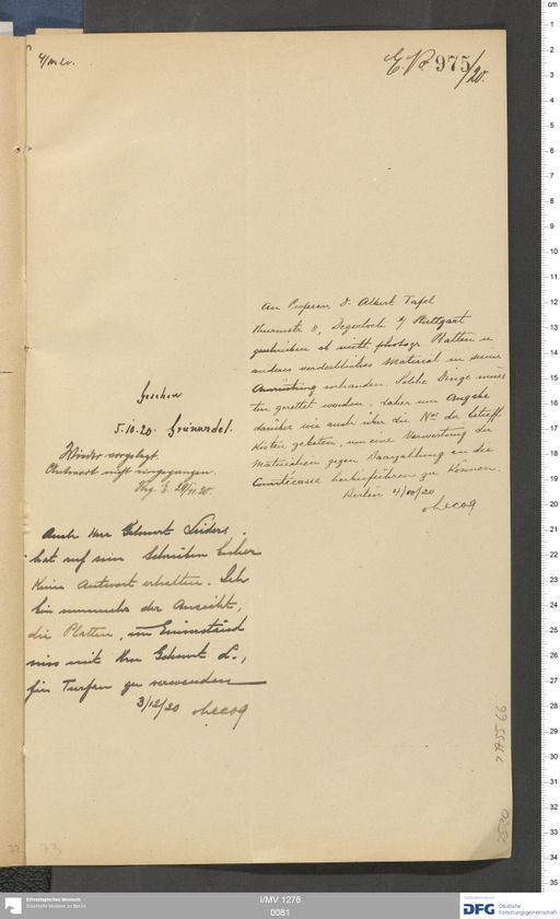 Acta XVII (Turfan) | (I/MV 1276 0081)