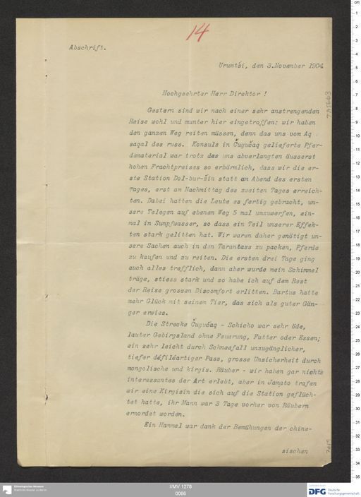 Acta XIX (Turfan) | (I/MV 1278 0066)