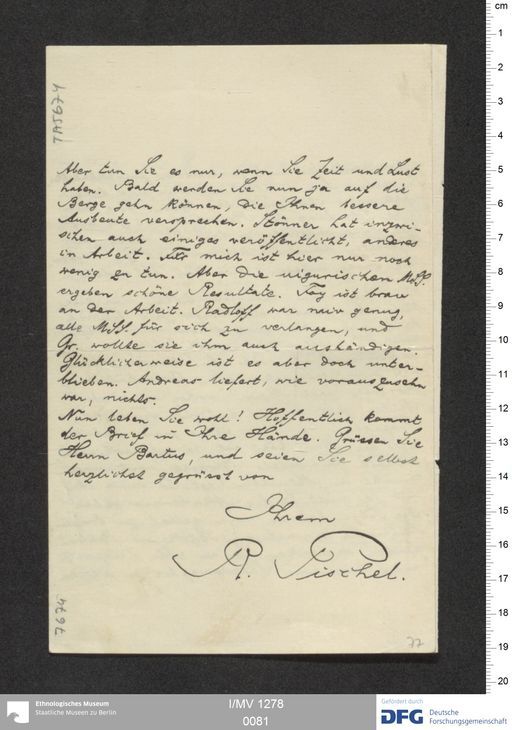 Acta XIX (Turfan) | (I/MV 1278 0081)