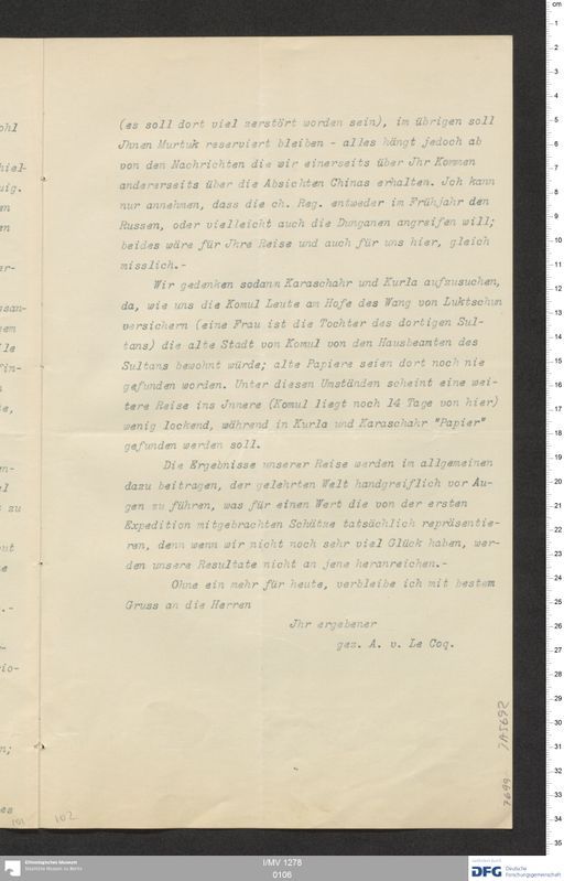 Acta XIX (Turfan) | (I/MV 1278 0106)