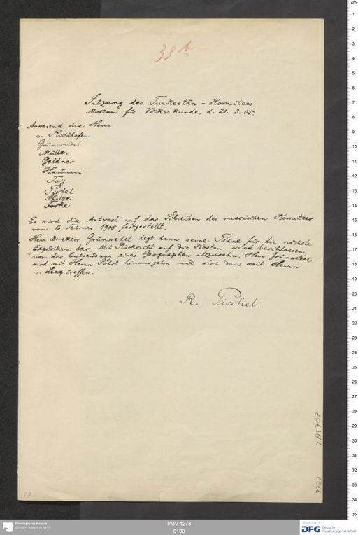 Acta XIX (Turfan) | (I/MV 1278 0136)