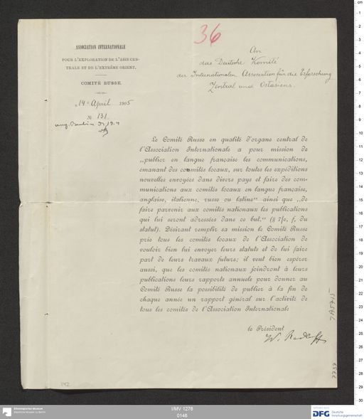 Acta XIX (Turfan) | (I/MV 1278 0146)