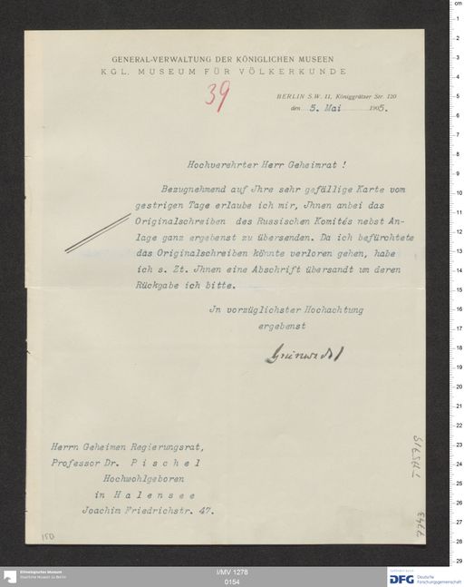 Acta XIX (Turfan) | (I/MV 1278 0154)