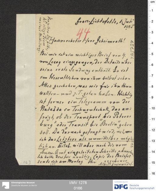 Acta XIX (Turfan) | (I/MV 1278 0166)