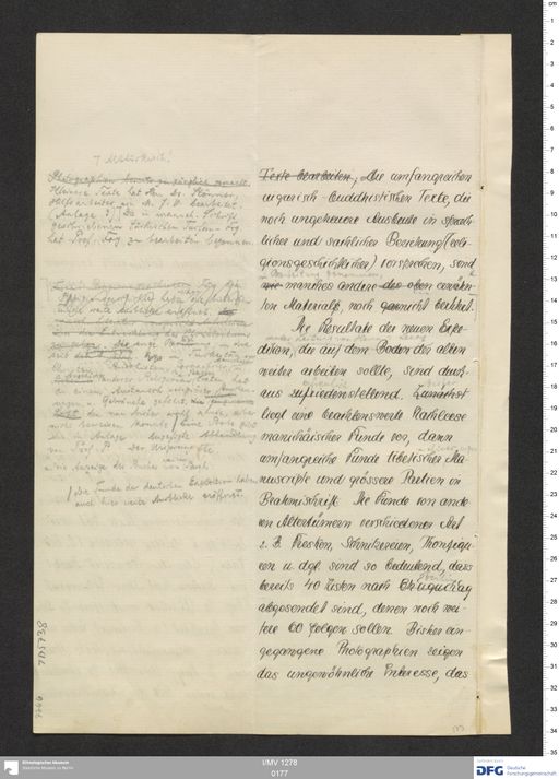 Acta XIX (Turfan) | (I/MV 1278 0177)