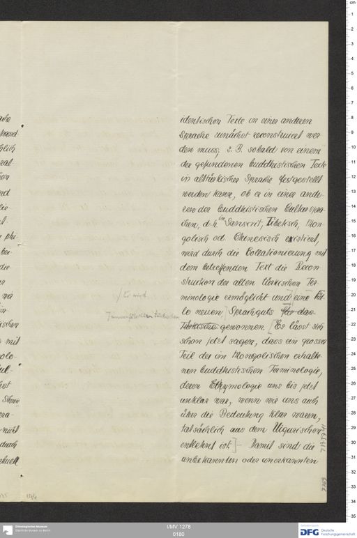 Acta XIX (Turfan) | (I/MV 1278 0180)