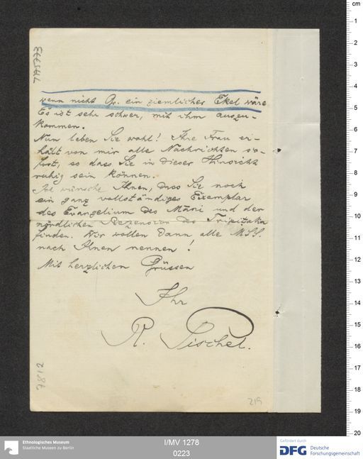 Acta XIX (Turfan) | (I/MV 1278 0223)