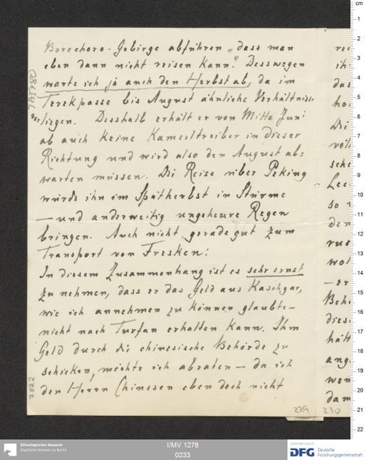 Acta XIX (Turfan) | (I/MV 1278 0233)