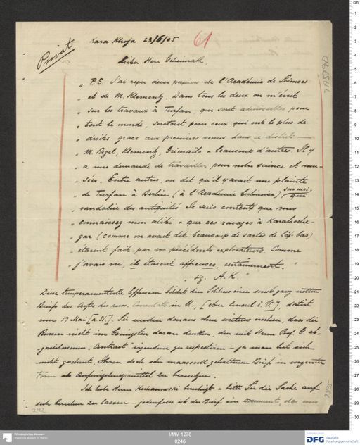 Acta XIX (Turfan) | (I/MV 1278 0246)