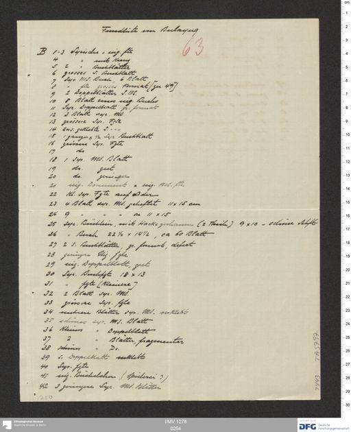 Acta XIX (Turfan) | (I/MV 1278 0254)