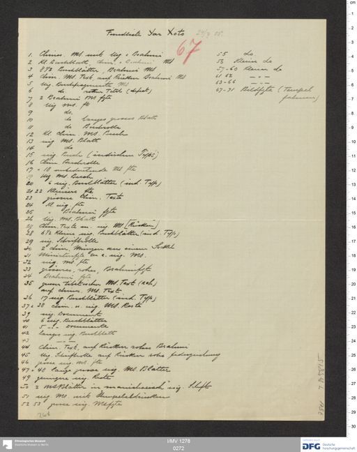 Acta XIX (Turfan) | (I/MV 1278 0272)