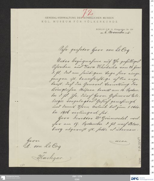 Acta XIX (Turfan) | (I/MV 1278 0290)