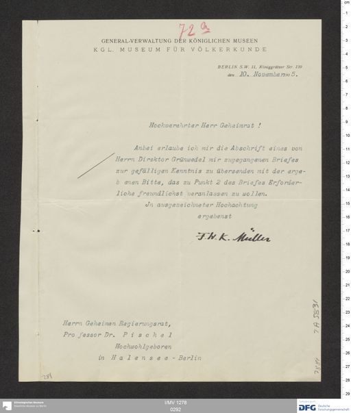 Acta XIX (Turfan) | (I/MV 1278 0292)