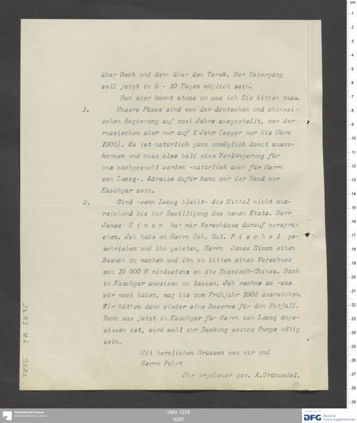 Acta XIX (Turfan) | (I/MV 1278 0297)