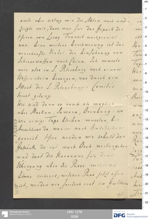 Acta XIX (Turfan) | (I/MV 1278 0299)