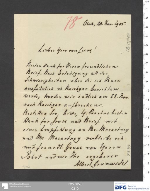 Acta XIX (Turfan) | (I/MV 1278 0310)