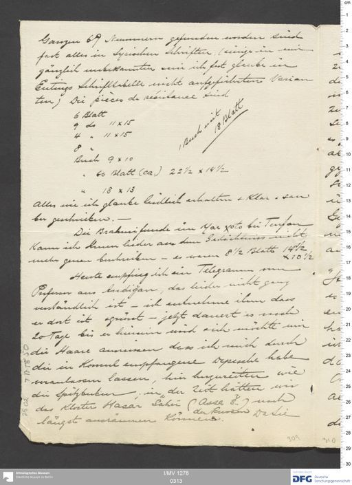 Acta XIX (Turfan) | (I/MV 1278 0313)