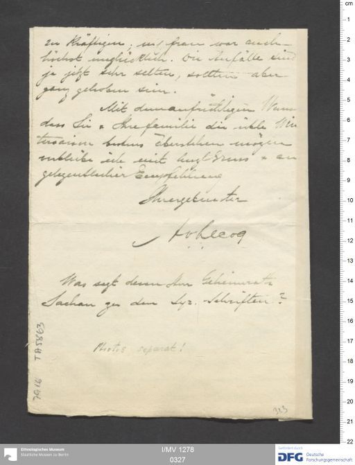 Acta XIX (Turfan) | (I/MV 1278 0327)