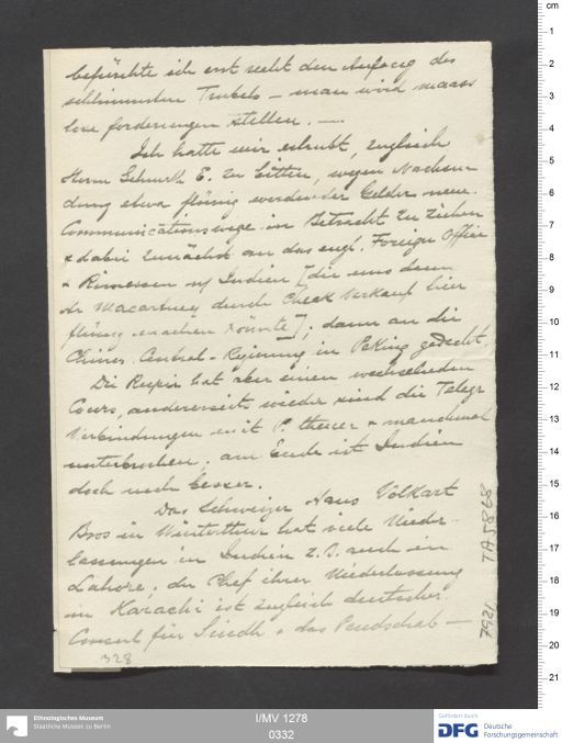 Acta XIX (Turfan) | (I/MV 1278 0332)