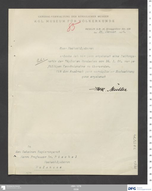 Acta XIX (Turfan) | (I/MV 1278 0338)