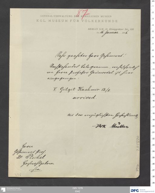 Acta XIX (Turfan) | (I/MV 1278 0342)