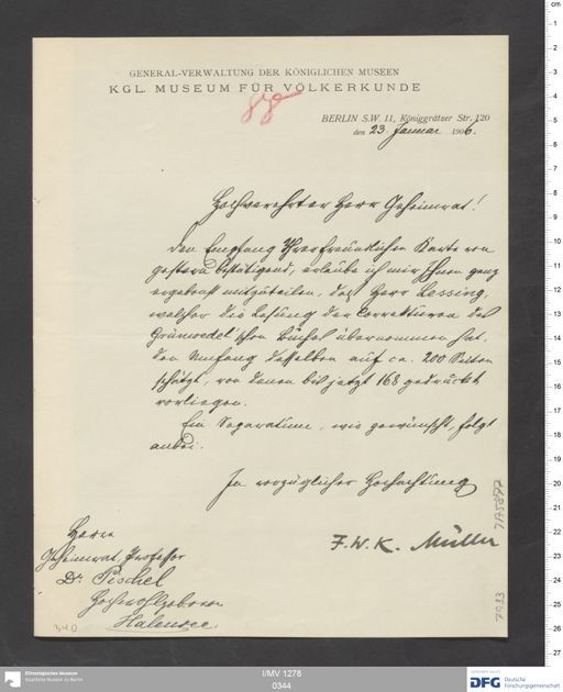 Acta XIX (Turfan) | (I/MV 1278 0344)