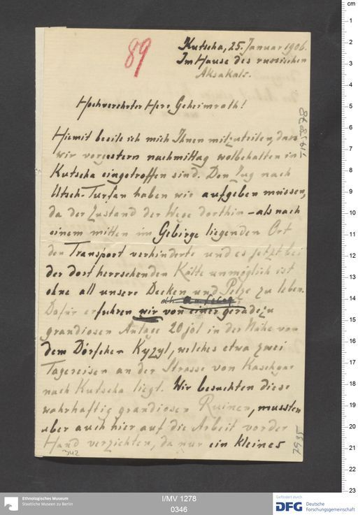 Acta XIX (Turfan) | (I/MV 1278 0346)