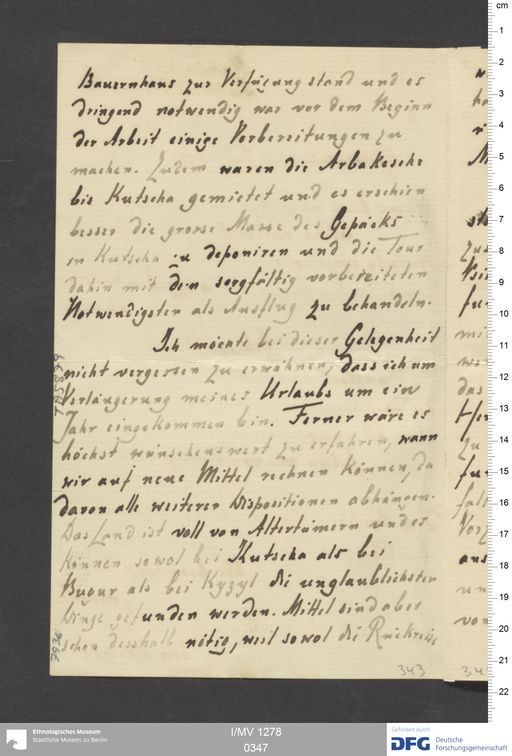 Acta XIX (Turfan) | (I/MV 1278 0347)