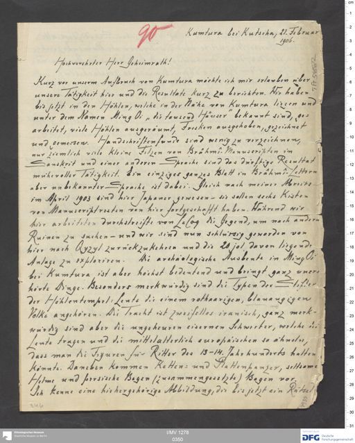 Acta XIX (Turfan) | (I/MV 1278 0350)