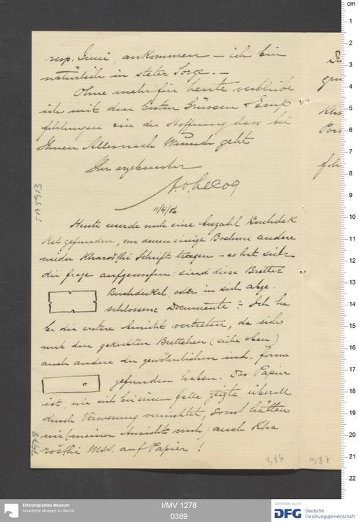 Acta XIX (Turfan) | (I/MV 1278 0389)