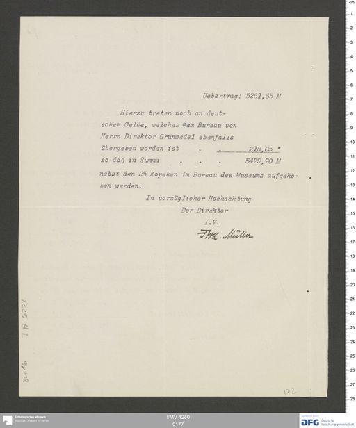 Acta XXI (Turfan) | (I/MV 1280 0177)