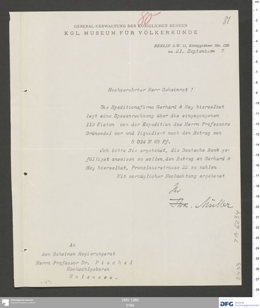 Acta XXI (Turfan) | (I/MV 1280 0194)