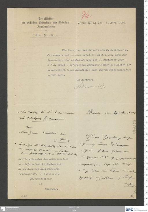 Acta XXI (Turfan) | (I/MV 1280 0226)