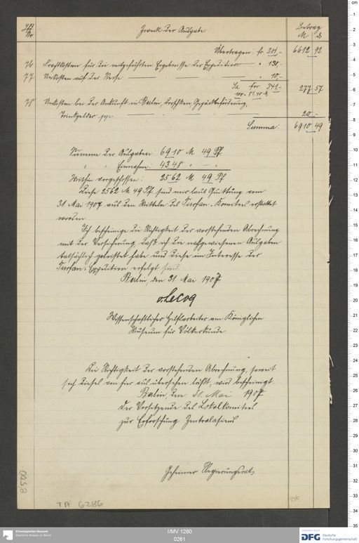 Acta XXI (Turfan) | (I/MV 1280 0261)