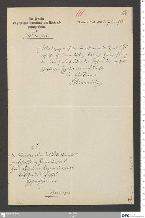 Acta XXI (Turfan) | (I/MV 1280 0280)