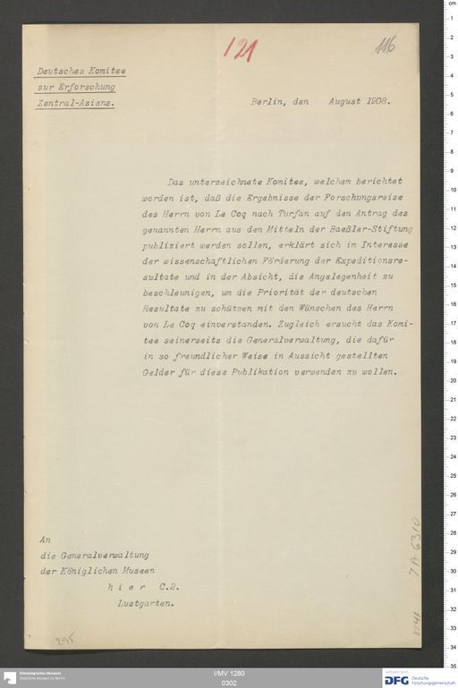 Acta XXI (Turfan) | (I/MV 1280 0302)