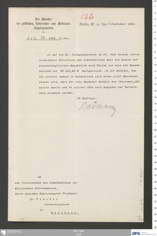 Acta XXI (Turfan) | (I/MV 1280 0304)