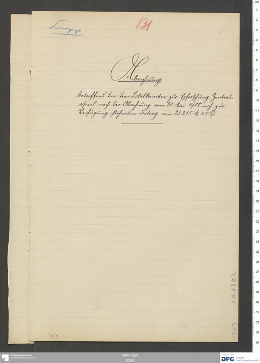 Acta XXI (Turfan) | (I/MV 1280 0324)