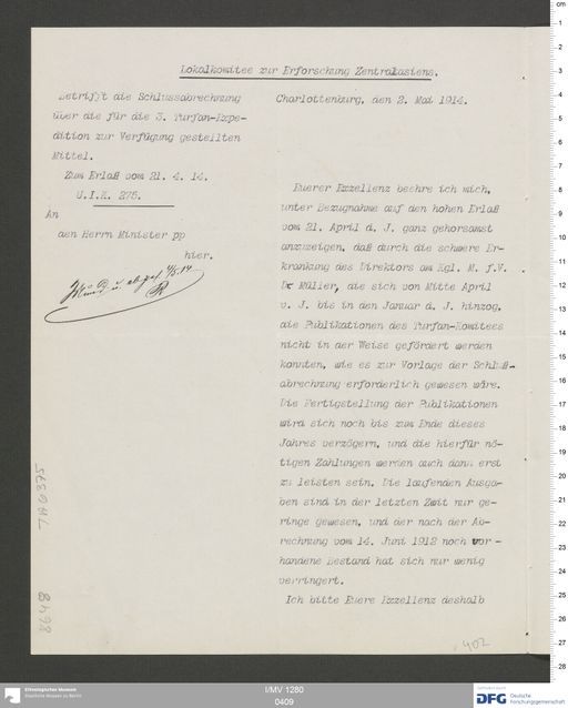 Acta XXI (Turfan) | (I/MV 1280 0409)