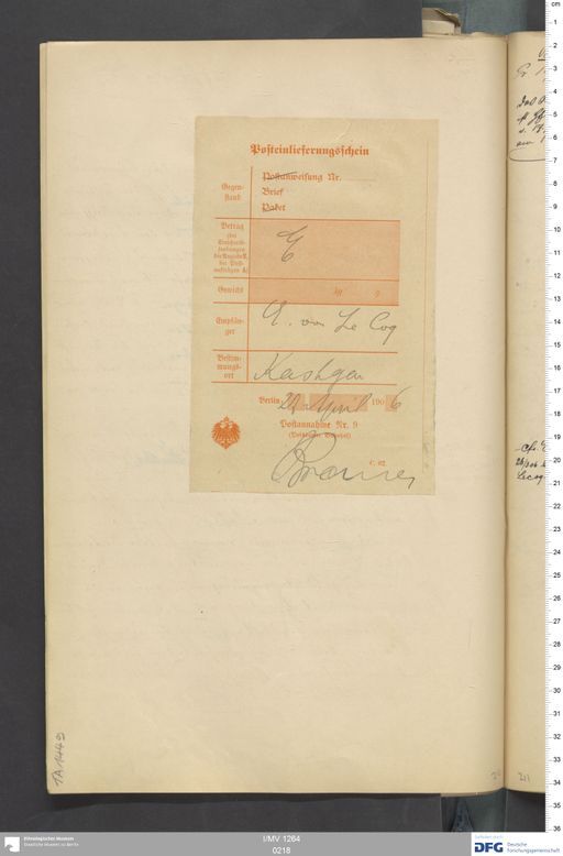 Acta V (Turfan) | (I/MV 1264 0218)