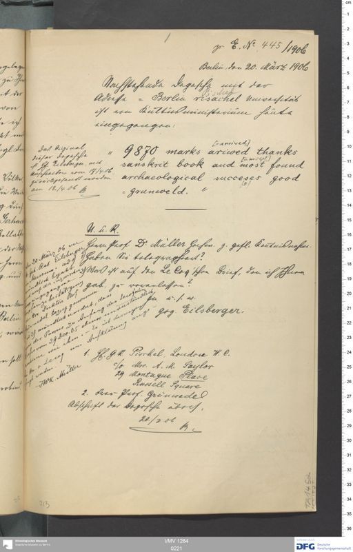 Acta V (Turfan) | (I/MV 1264 0221)