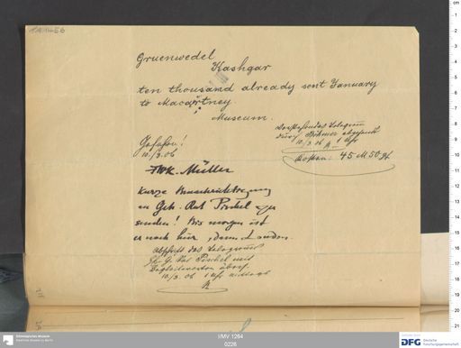 Acta V (Turfan) | (I/MV 1264 0226)