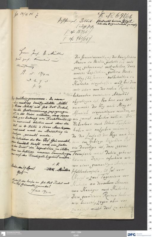 Acta V (Turfan) | (I/MV 1264 0245)