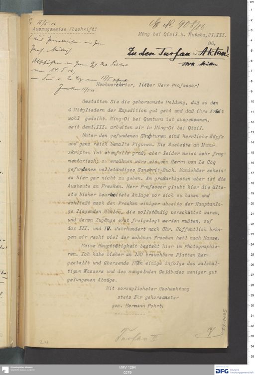 Acta V (Turfan) | (I/MV 1264 0279)