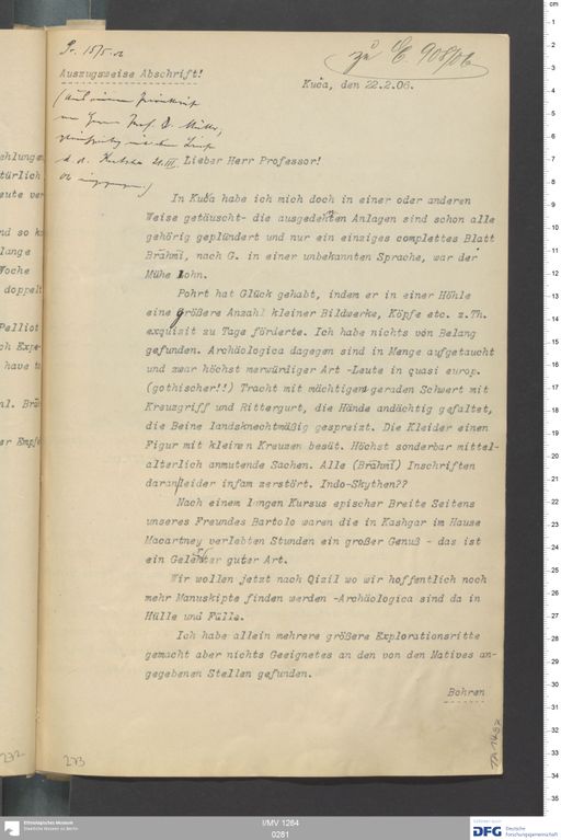 Acta V (Turfan) | (I/MV 1264 0281)