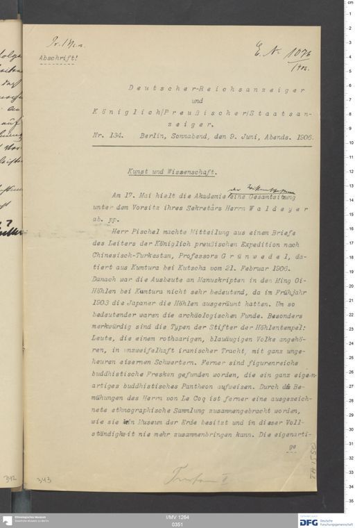 Acta V (Turfan) | (I/MV 1264 0351)